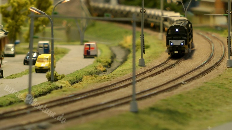 Fantastic model railroad layout in N scale or N gauge from the Netherlands