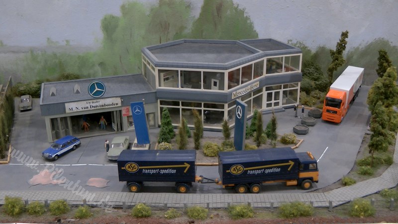 Modular Model Railroad Layout in HO scale made by Dutch Model Railroaders