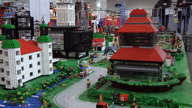 LEGO Train and Big LEGO City