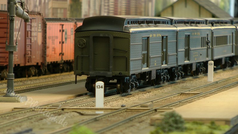 New York Central Railroad as Model Train layout in Scale 1