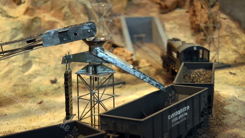 Model Railroad of a Nickel Mine