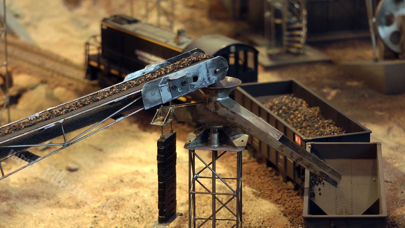 Model Railroad of a Nickel Mine