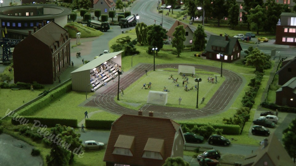 Very Large Model Railroad Exhibit in Northern Germany in HO scale