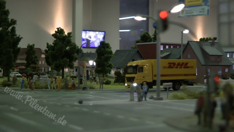 Very Large Model Railroad Exhibit in Northern Germany in HO scale