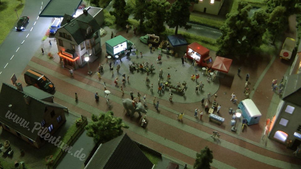 Very Large Model Railroad Exhibit in Northern Germany in HO scale