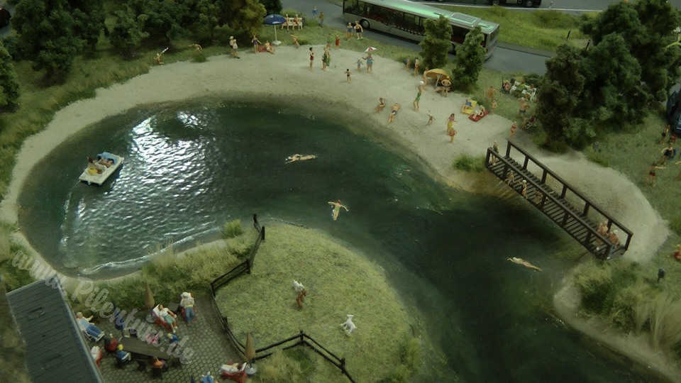 Very Large Model Railroad Exhibit in Northern Germany in HO scale