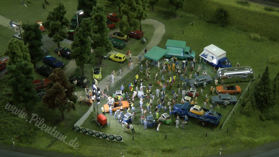 Very Large Model Railroad Exhibit in Northern Germany in HO scale