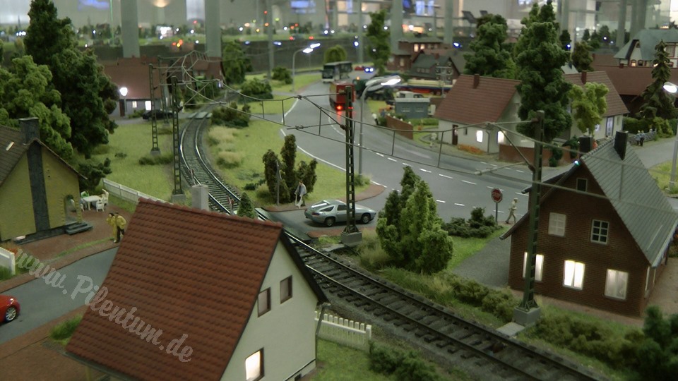 Very Large Model Railroad Exhibit in Northern Germany in HO scale