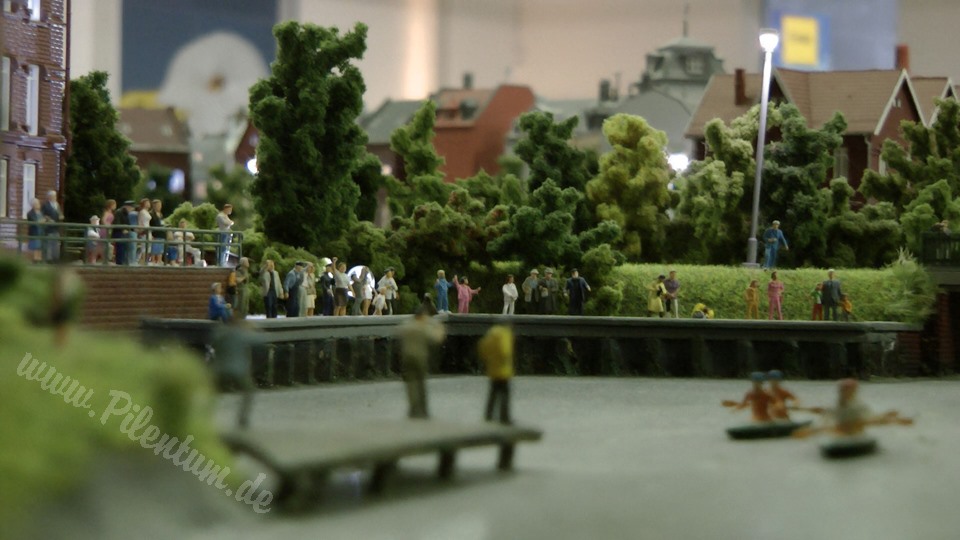 Very Large Model Railroad Exhibit in Northern Germany in HO scale