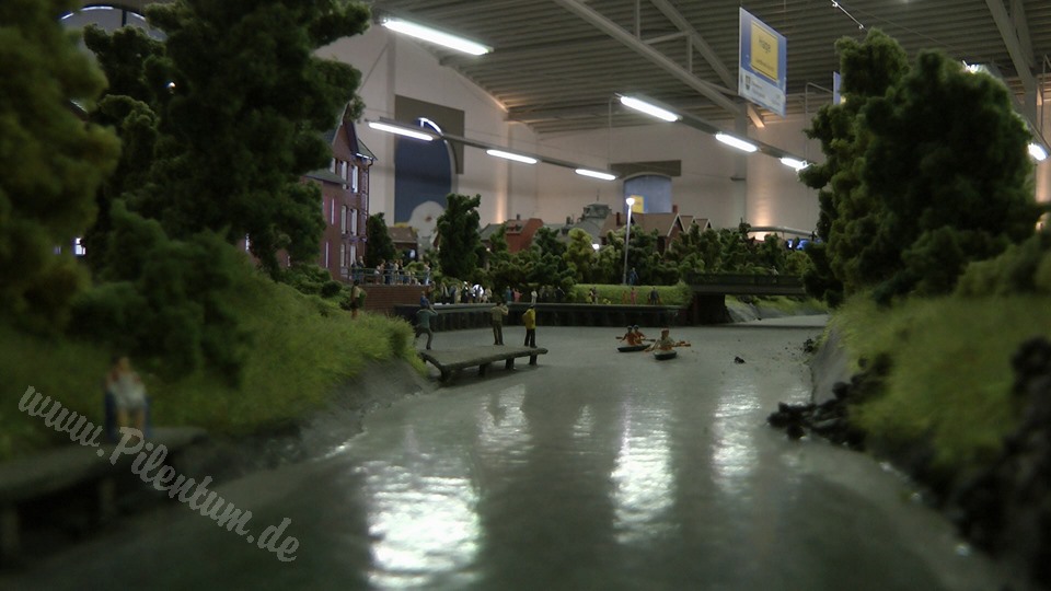 Very Large Model Railroad Exhibit in Northern Germany in HO scale