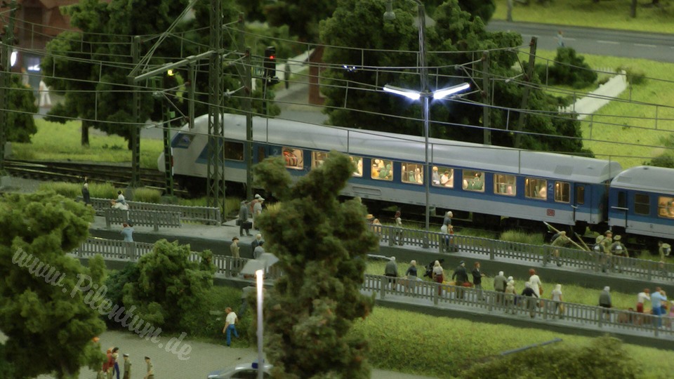 Very Large Model Railroad Exhibit in Northern Germany in HO scale