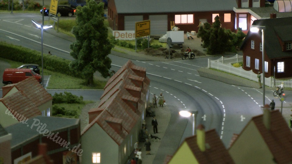 Very Large Model Railroad Exhibit in Northern Germany in HO scale