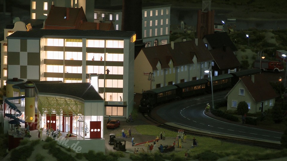 Very Large Model Railroad Exhibit in Northern Germany in HO scale