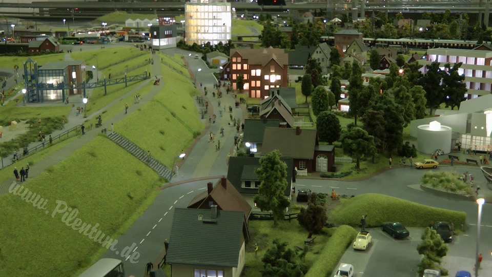 Very Large Model Railroad Exhibit in Northern Germany in HO scale