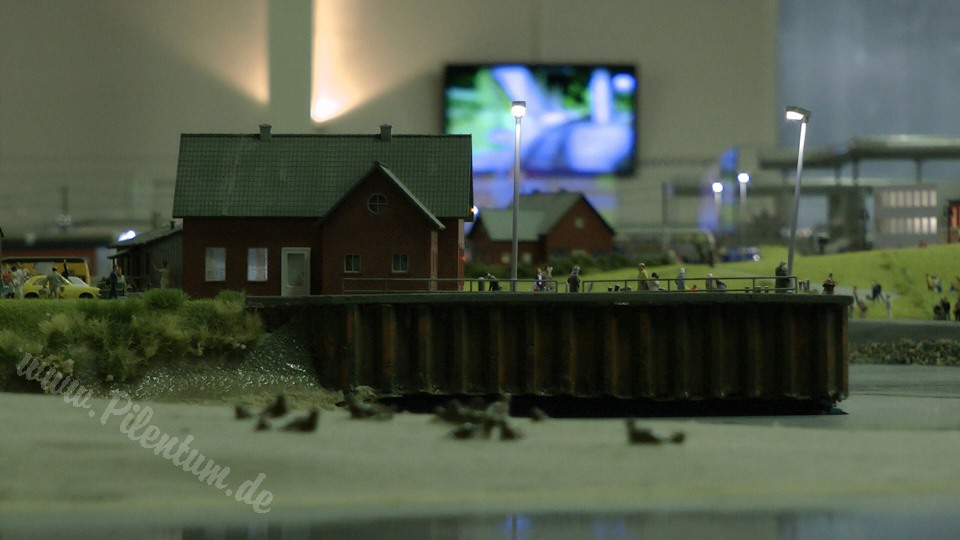 Very Large Model Railroad Exhibit in Northern Germany in HO scale