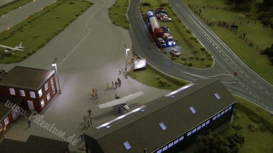 Very Large Model Railroad Exhibit in Northern Germany in HO scale