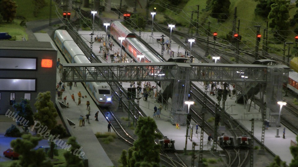 Very Large Model Railroad Exhibit in Northern Germany in HO scale