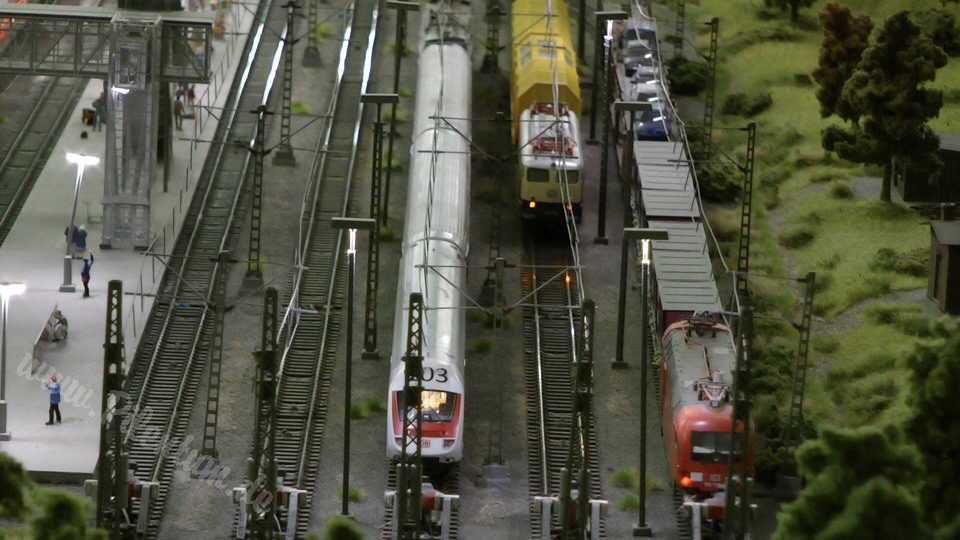 Very Large Model Railroad Exhibit in Northern Germany in HO scale