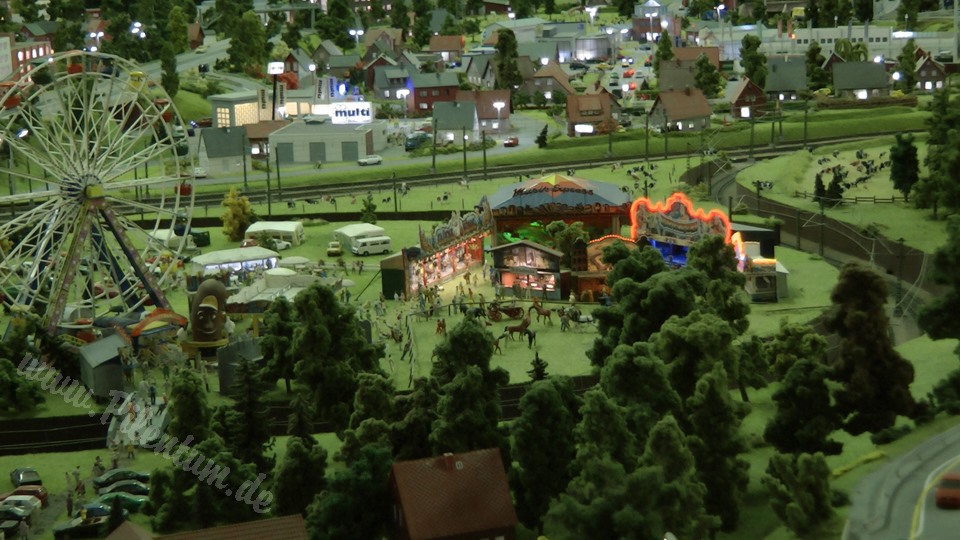 Very Large Model Railroad Exhibit in Northern Germany in HO scale