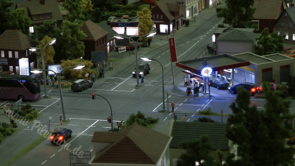 Very Large Model Railroad Exhibit in Northern Germany in HO scale