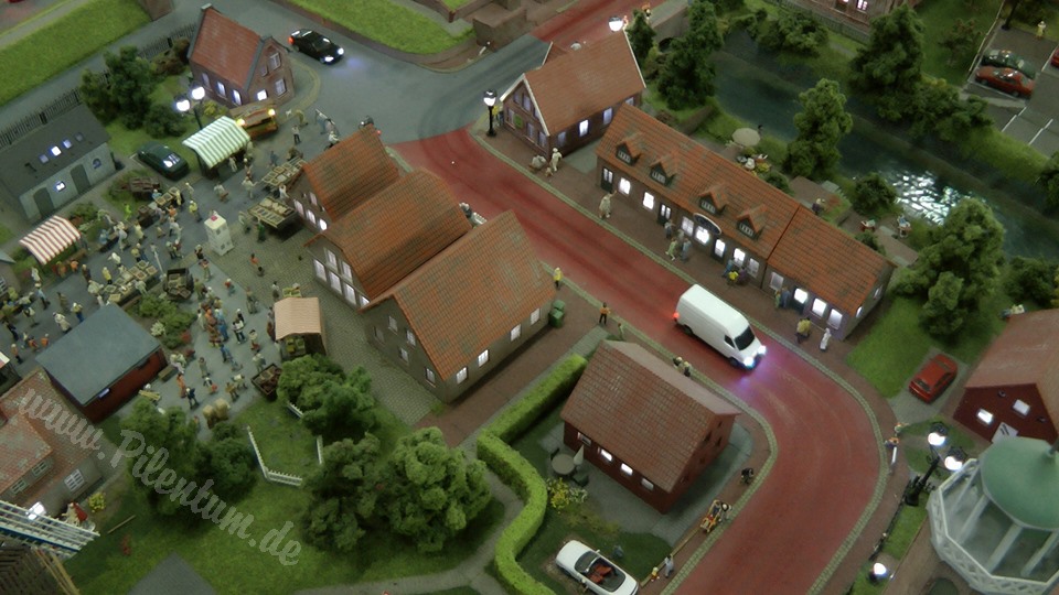 Very Large Model Railroad Exhibit in Northern Germany in HO scale