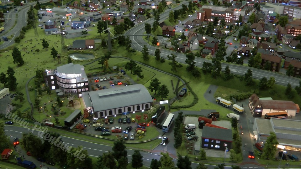 Very Large Model Railroad Exhibit in Northern Germany in HO scale