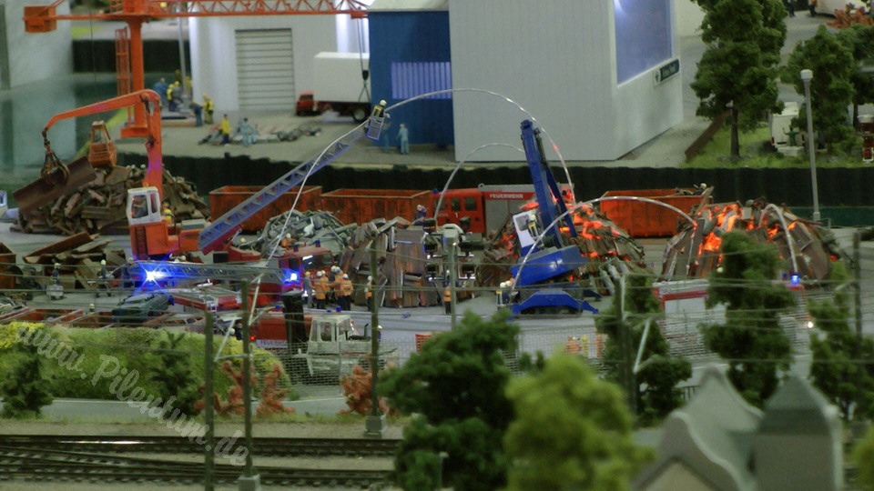 Very Large Model Railroad Exhibit in Northern Germany in HO scale