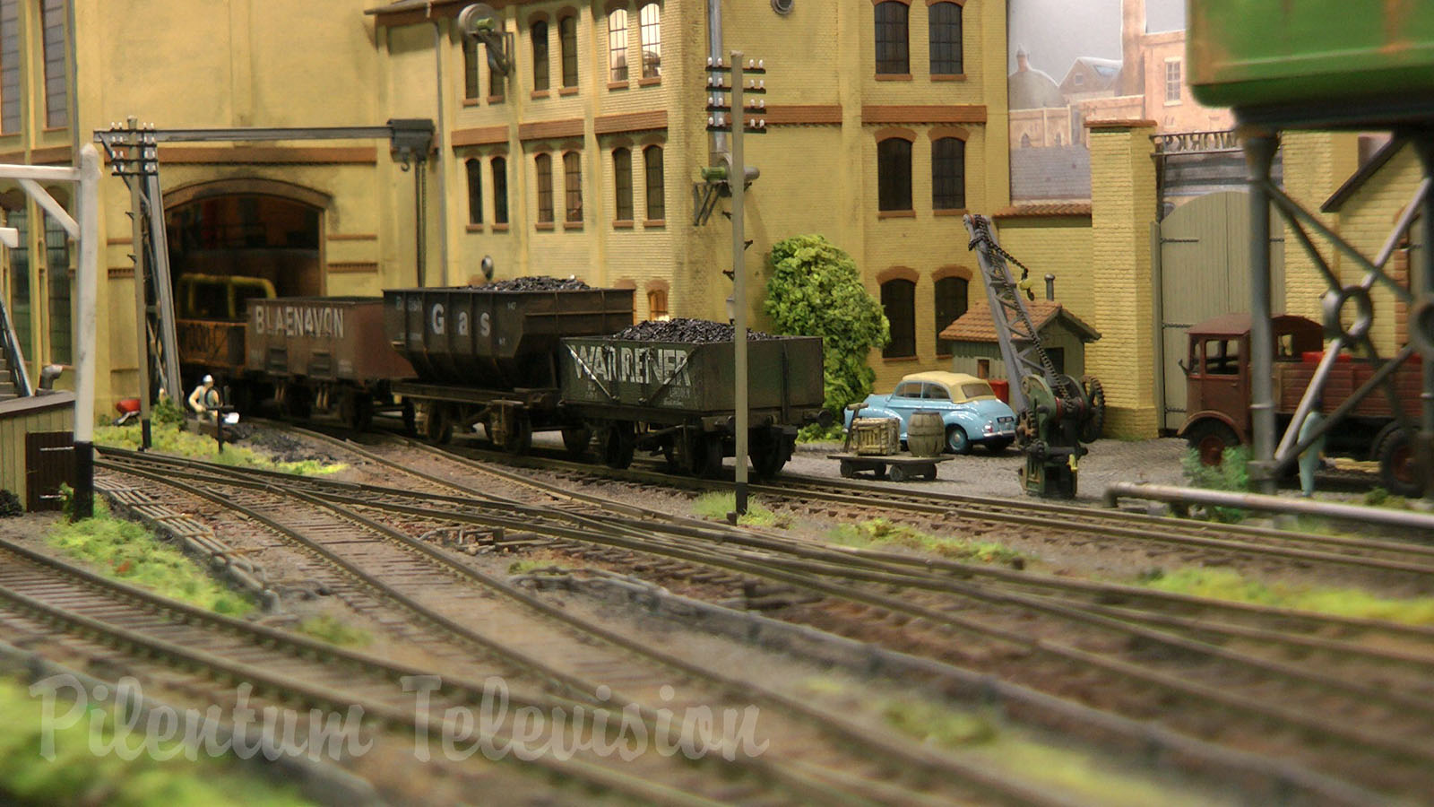 Model Railway in OO Gauge of an Industrial District Railway