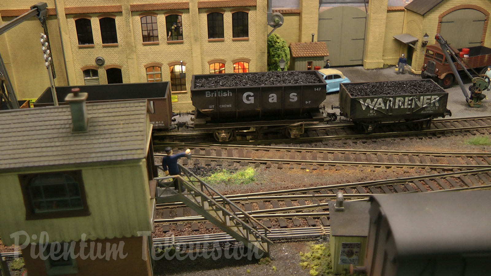 Model Railway in OO Gauge of an Industrial District Railway