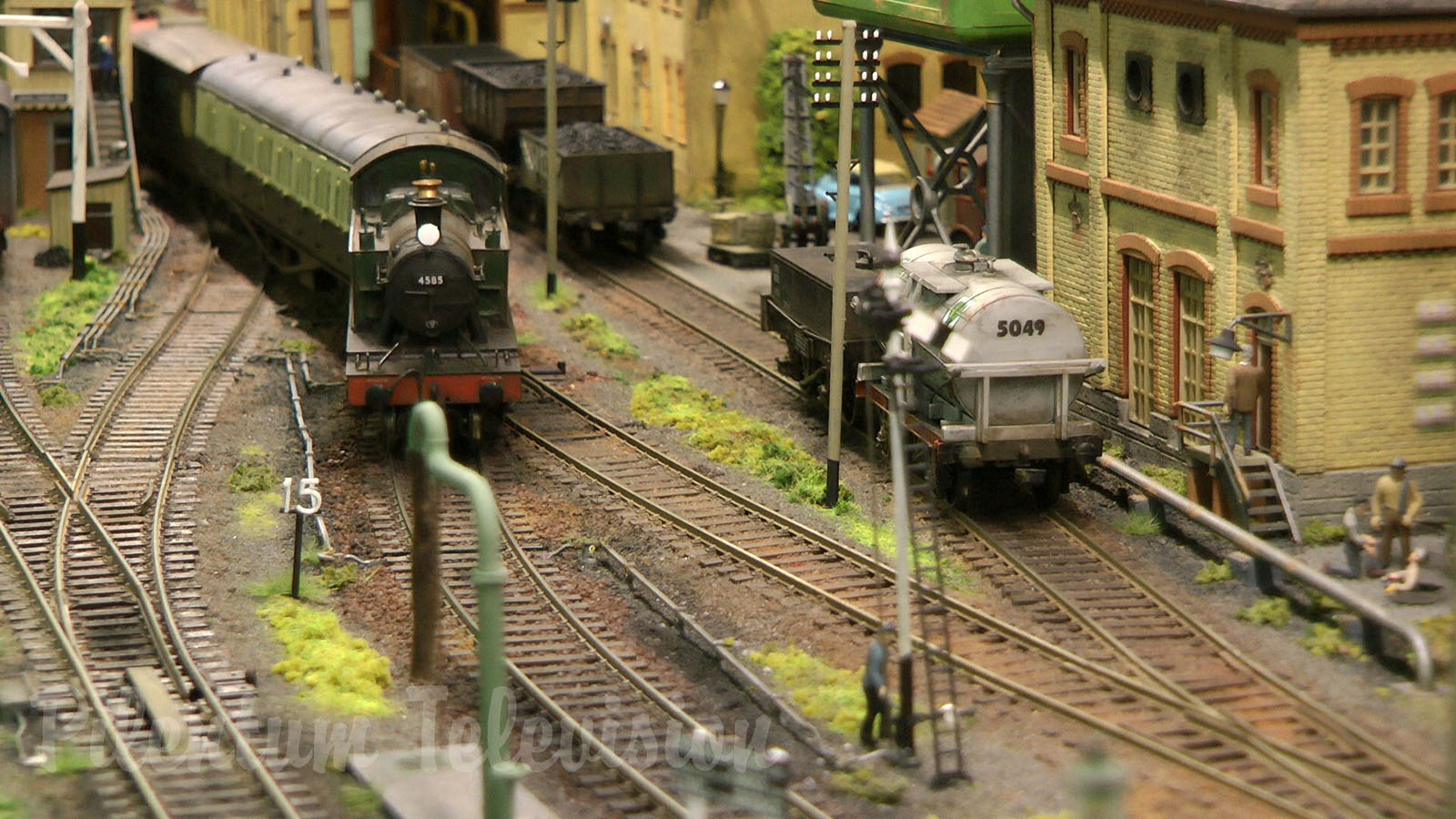 Model Railway in OO Gauge of an Industrial District Railway