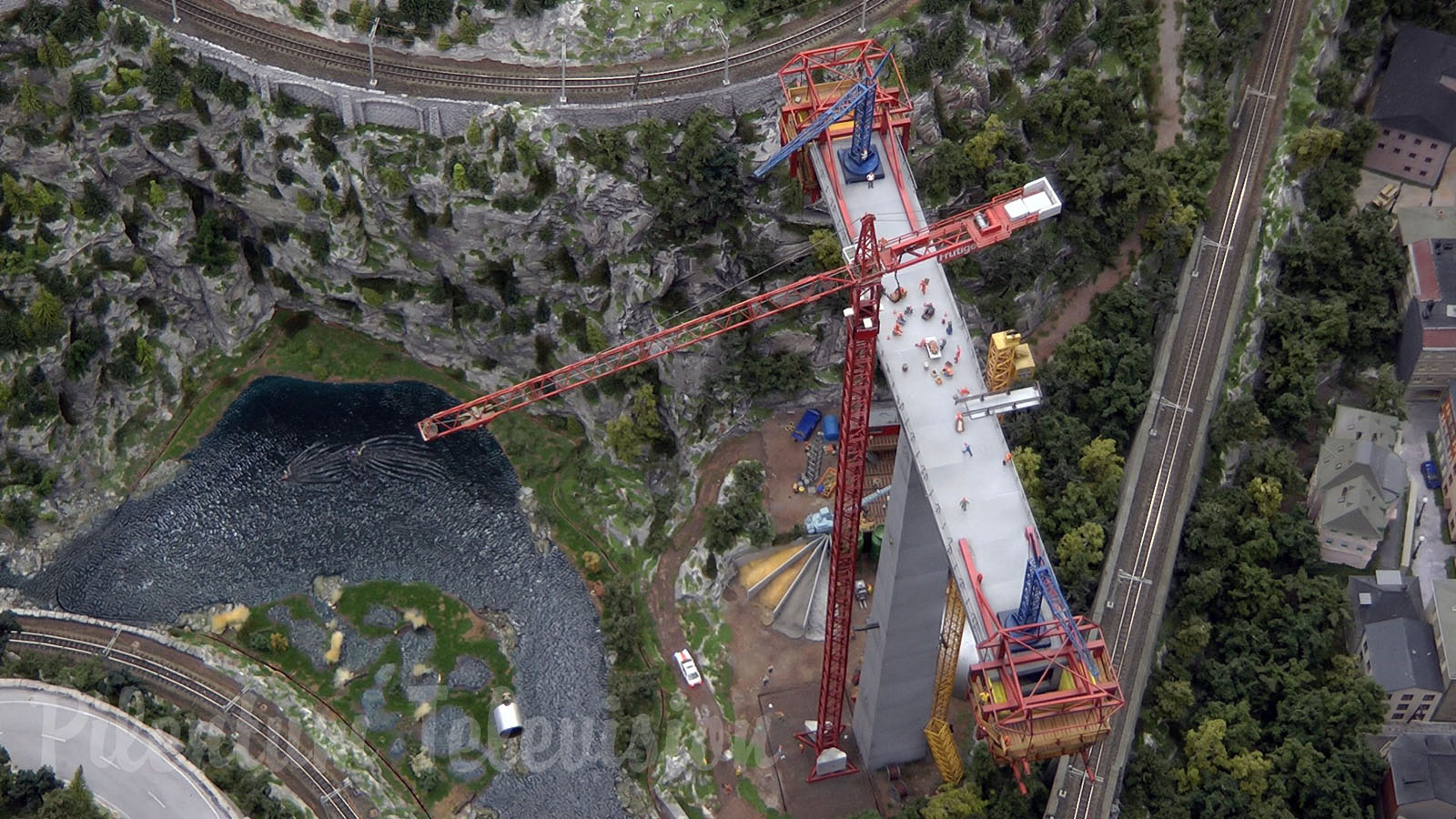 Model Railway in HO scale of Switzerland