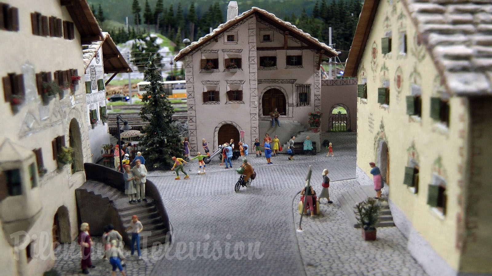 Model Railway in HO scale of Switzerland