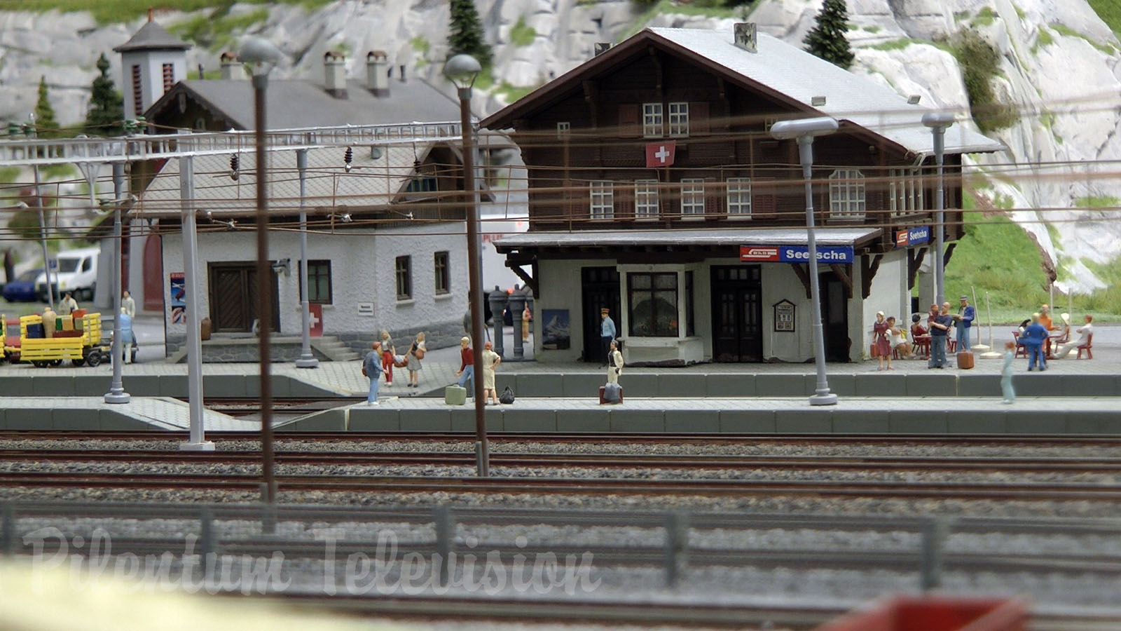 Model Railway in HO scale of Switzerland