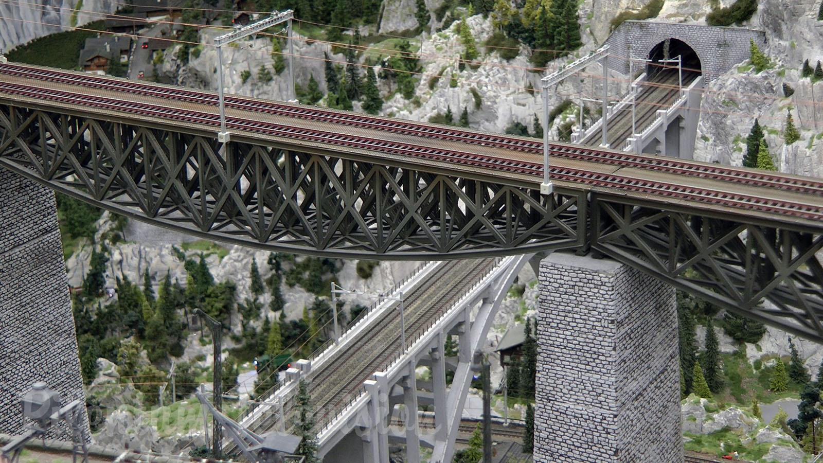 Model Railway in HO scale of Switzerland