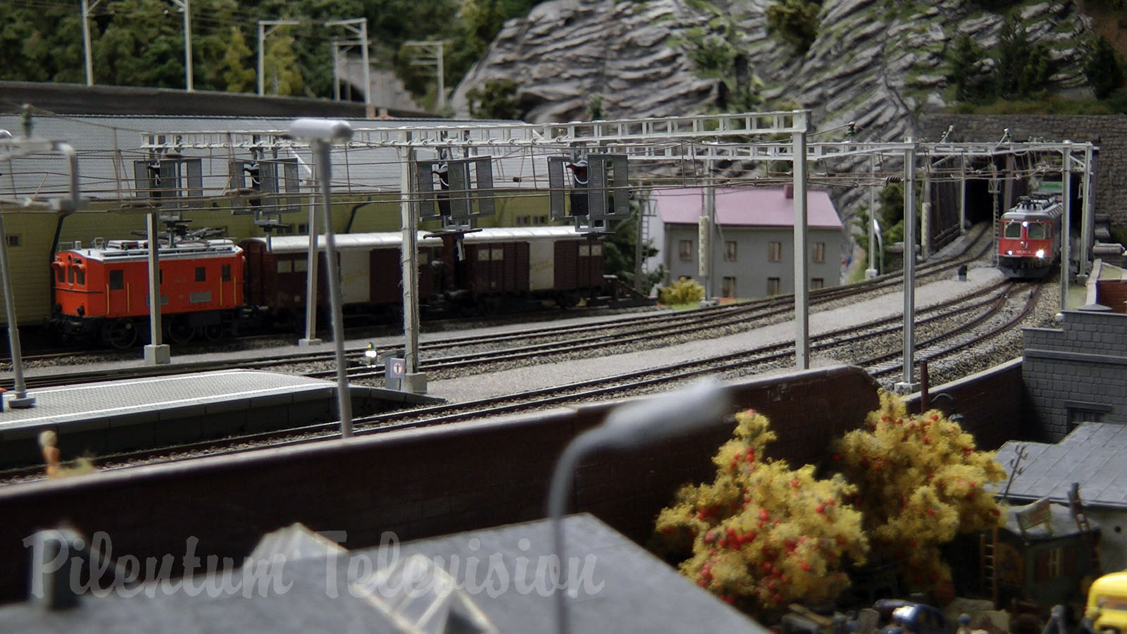 Model Railway in HO scale of Switzerland