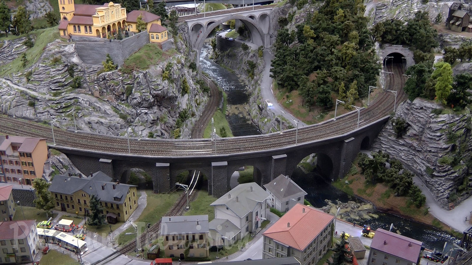 Model Railway in HO scale of Switzerland