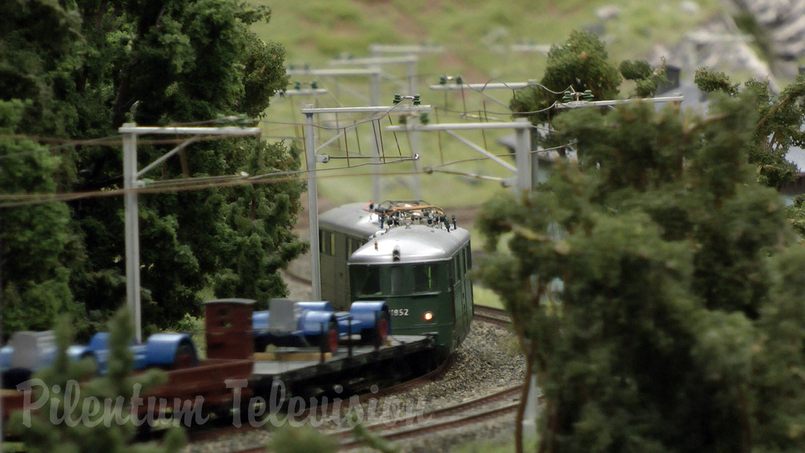 Model Railway in HO scale of Switzerland