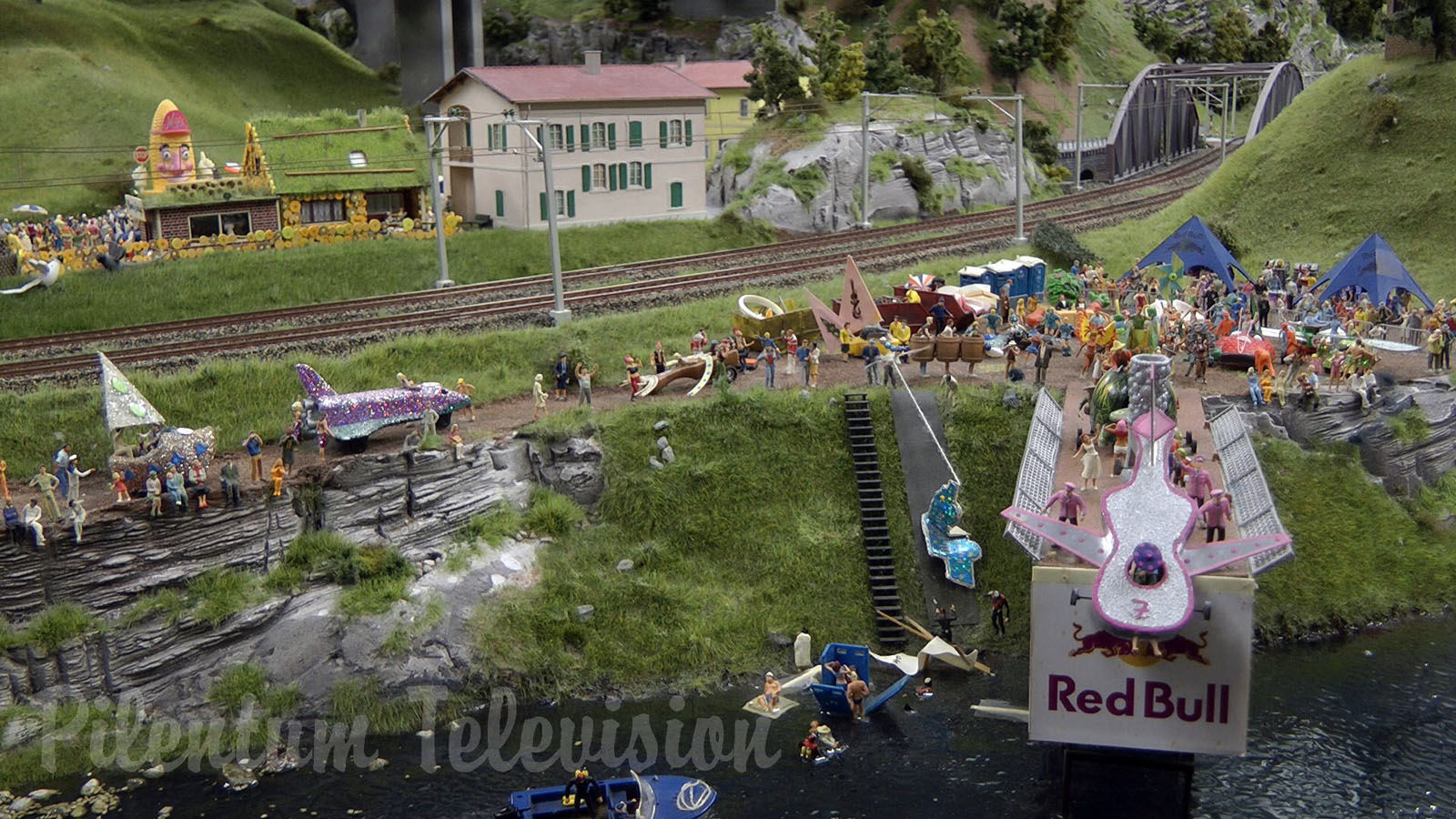 Model Railway in HO scale of Switzerland