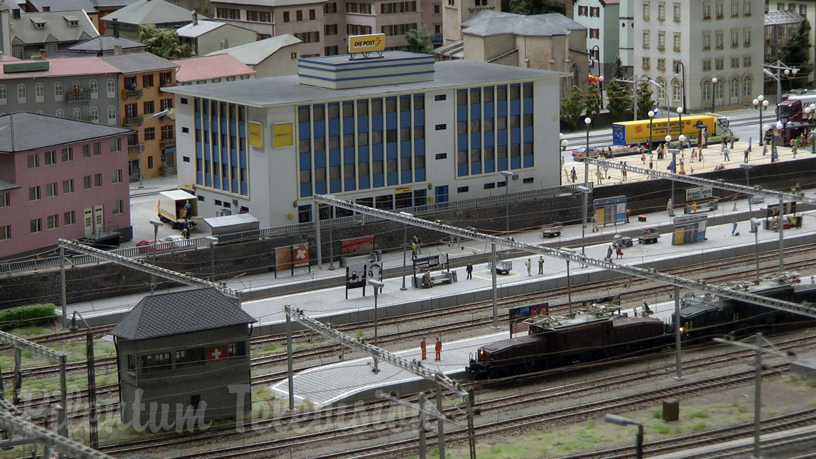 Model Railway in HO scale of Switzerland