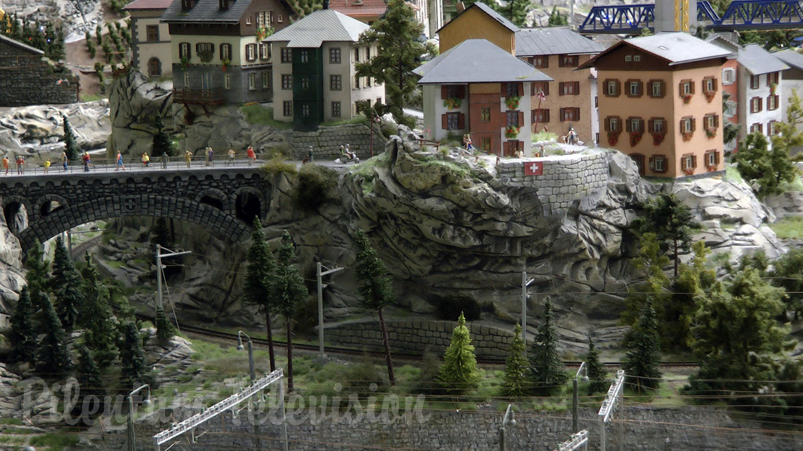 Model Railway in HO scale of Switzerland