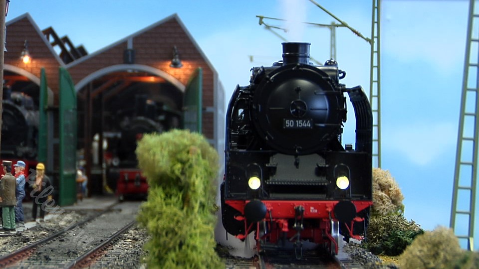 The Litte Railway Depot or Locomotive Depot or Motive Power Depot in 1 Scale