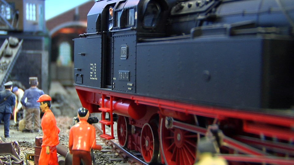 The Litte Railway Depot or Locomotive Depot or Motive Power Depot in 1 Scale