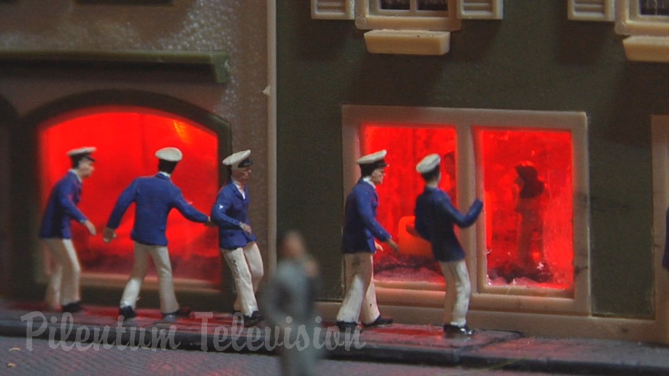 Funny Red Light District of a Miniature World