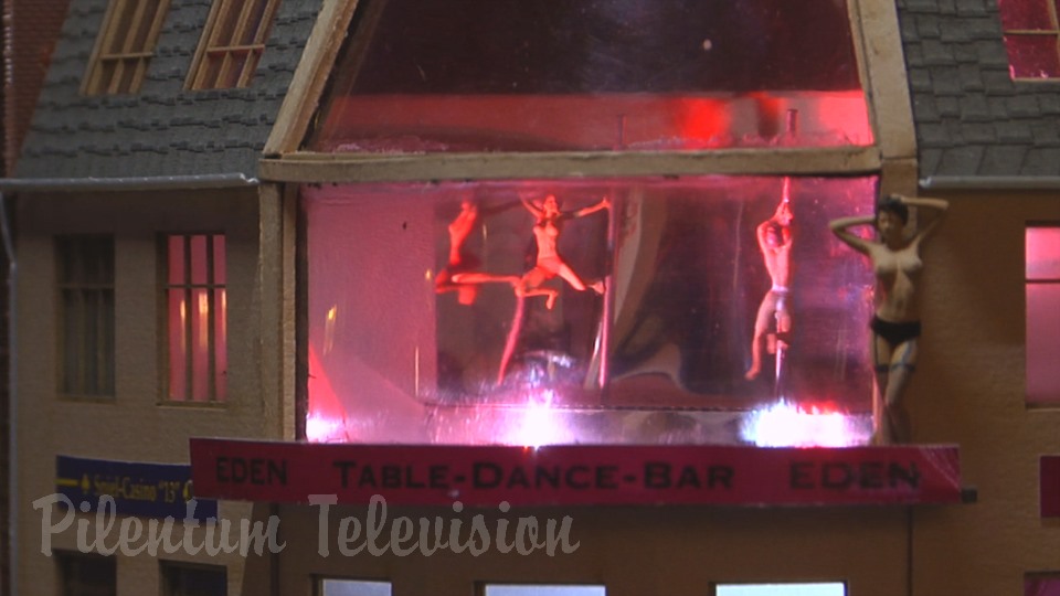 Funny Red Light District of a Miniature World