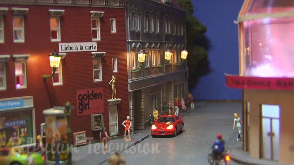 Funny Red Light District of a Miniature World