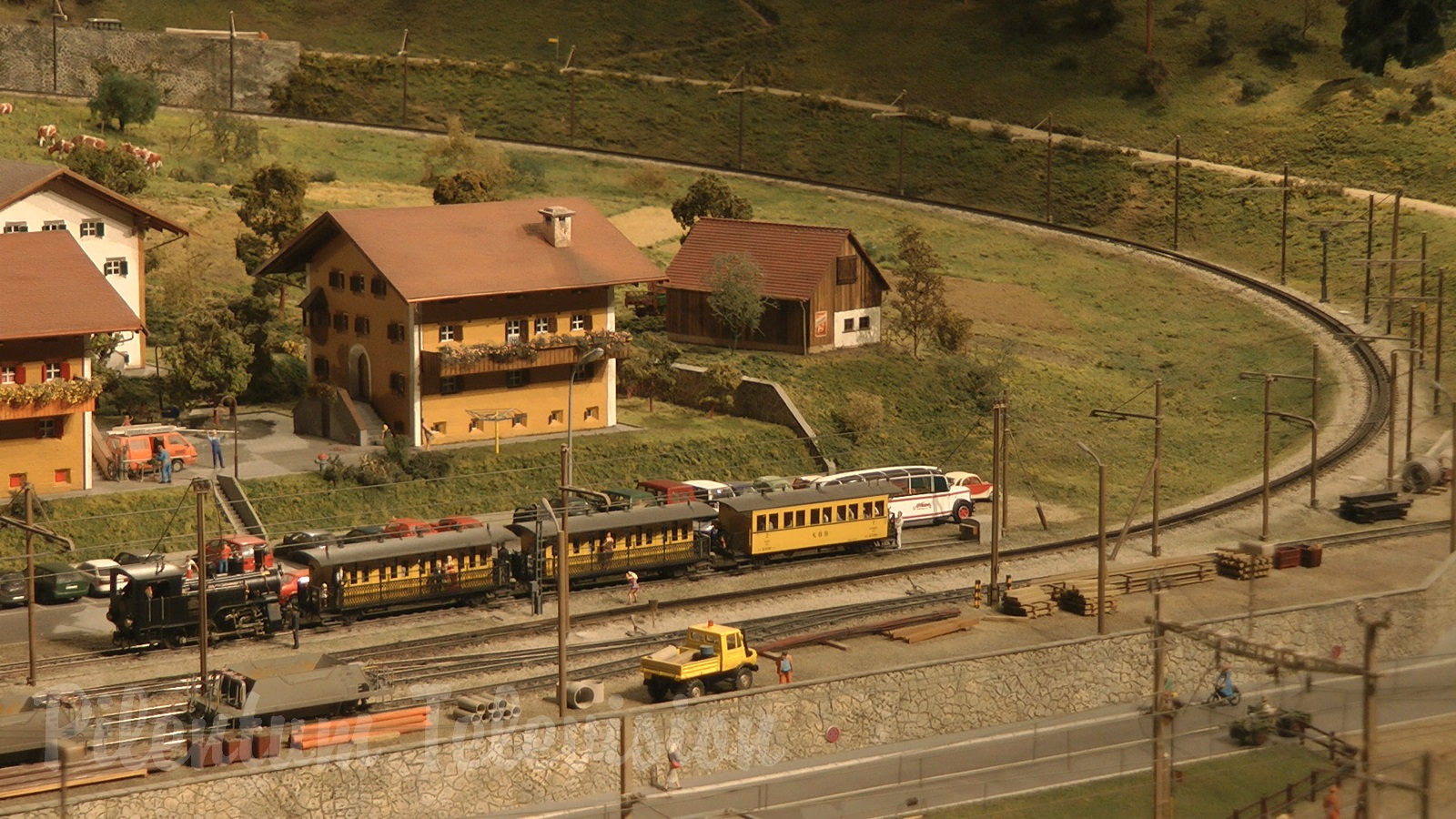 The Beautiful Model Railroad Layout at the Kaeserberg Railway Foundation