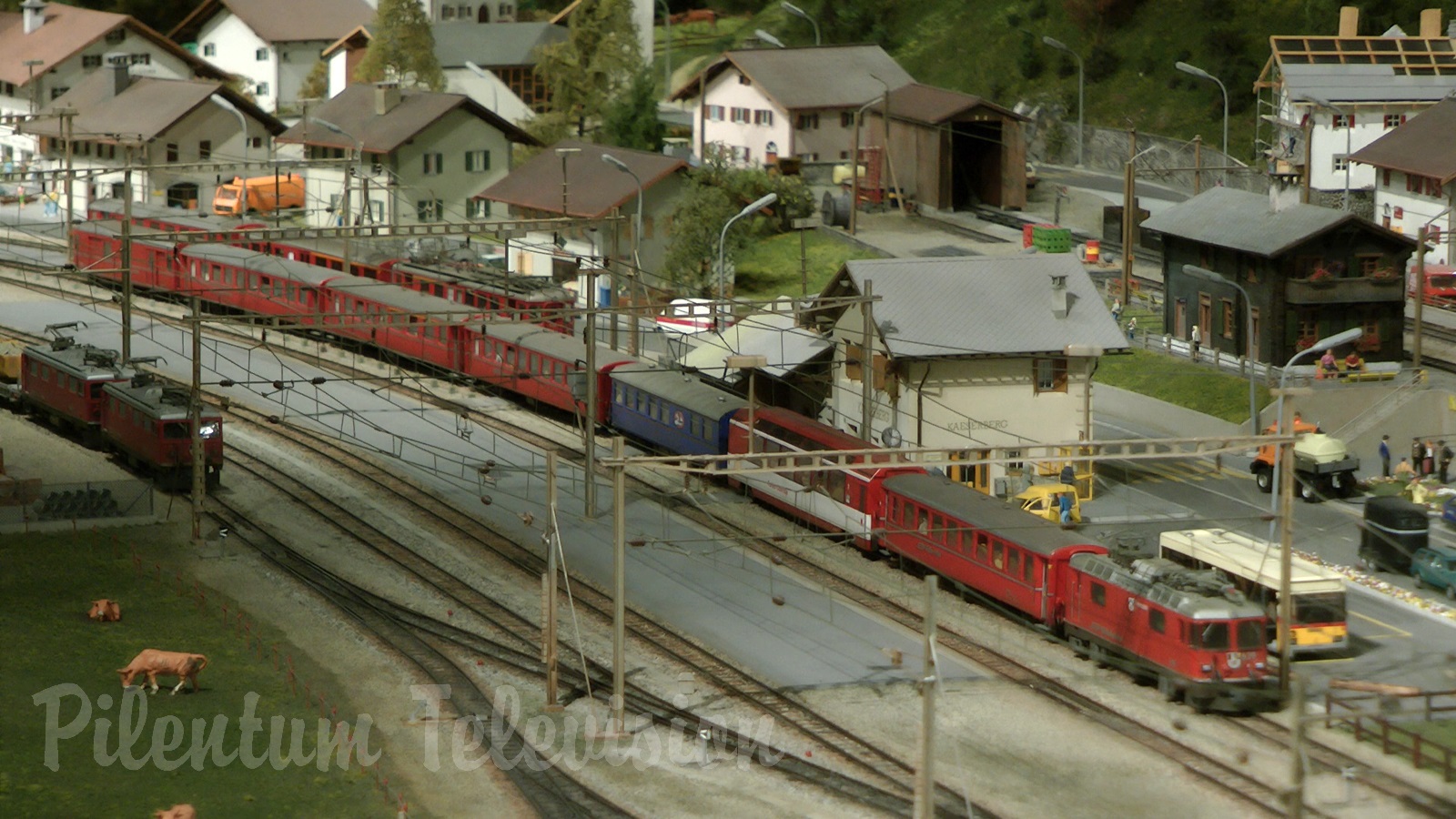 The Beautiful Model Railroad Layout at the Kaeserberg Railway Foundation