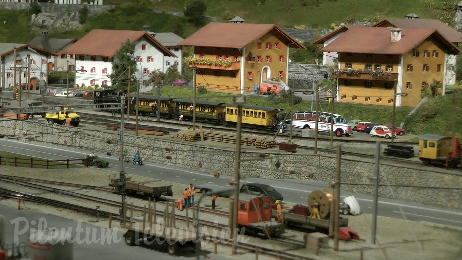 The Beautiful Model Railroad Layout at the Kaeserberg Railway Foundation