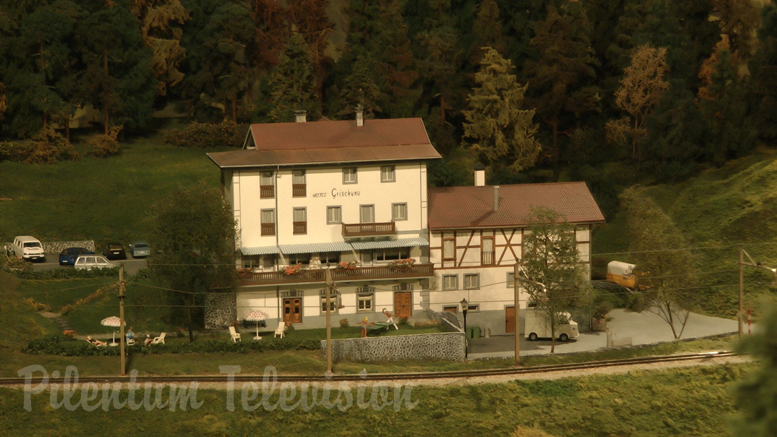 The Beautiful Model Railroad Layout at the Kaeserberg Railway Foundation