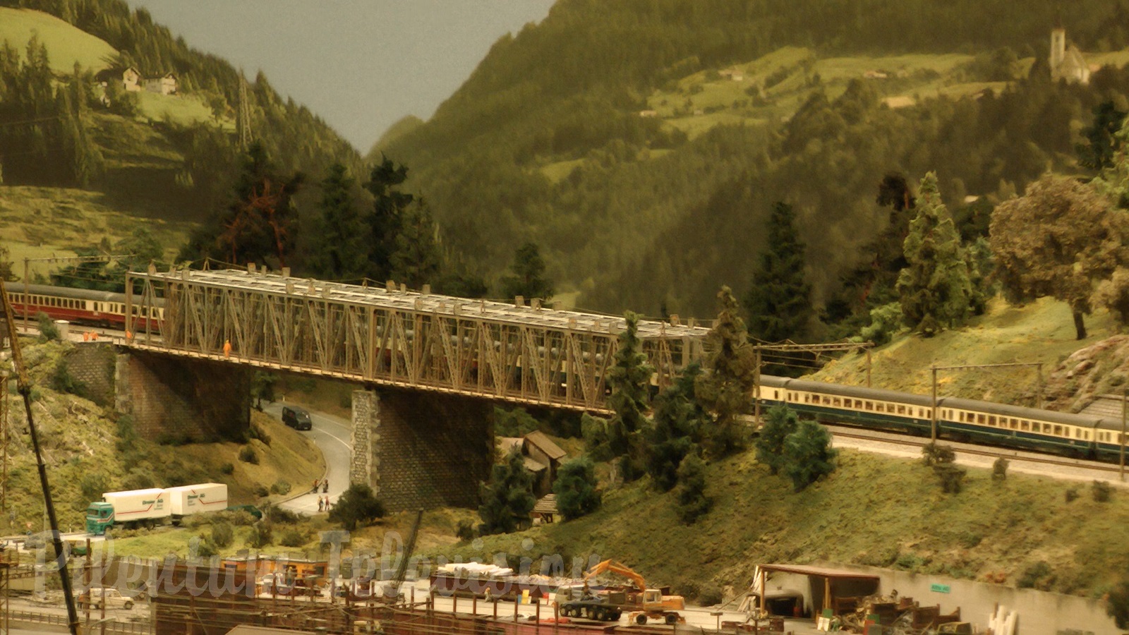 The Beautiful Model Railroad Layout at the Kaeserberg Railway Foundation